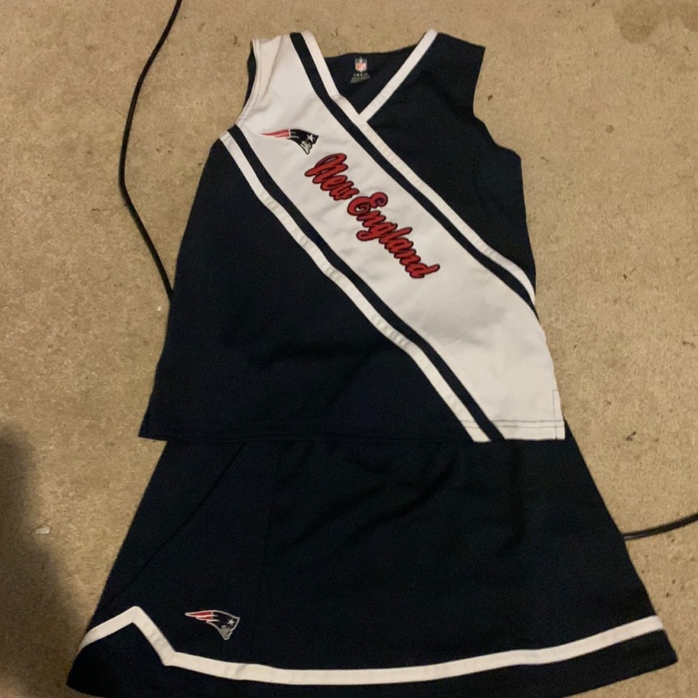 New England Patriots cheerleading outfit